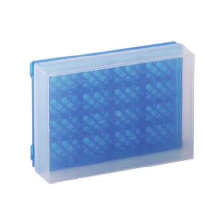 Bio Plas Bio Plas 0030F 96 Well Preparation Rack W Cover - 5 pk - Fluorescent Blue 0030F